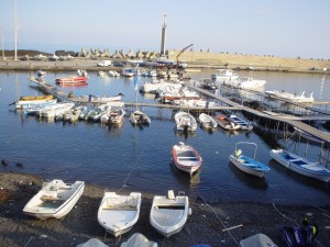 Panorama del porto di Stazzo 