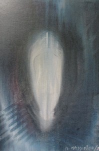 "L'altra dimensione" 1979 Olio su tela, 50x70