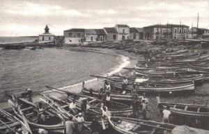 Il porto di Scoglitti in una foto d'epoca
