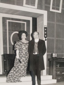 1972, Teatro Metropolitan di CataniaRosetta Santillo con Tano Fernandez