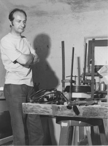 Rocco Genovese nel suo studio (Lavinio, RM, 1967), LGT