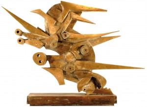 UMBERTO MASTROIANNI, Volo pace, scultura in bronzo, 1992