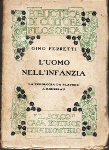 Gino Ferretti L'uomo nell'infanza copertina