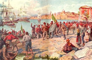 Lo sbarco dei Mille a Marsala 11 maggio 1860