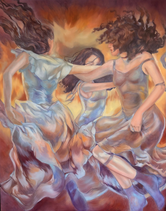 Silvia Muscolino, Sabba, 2026, olio su tela, 150x120cm